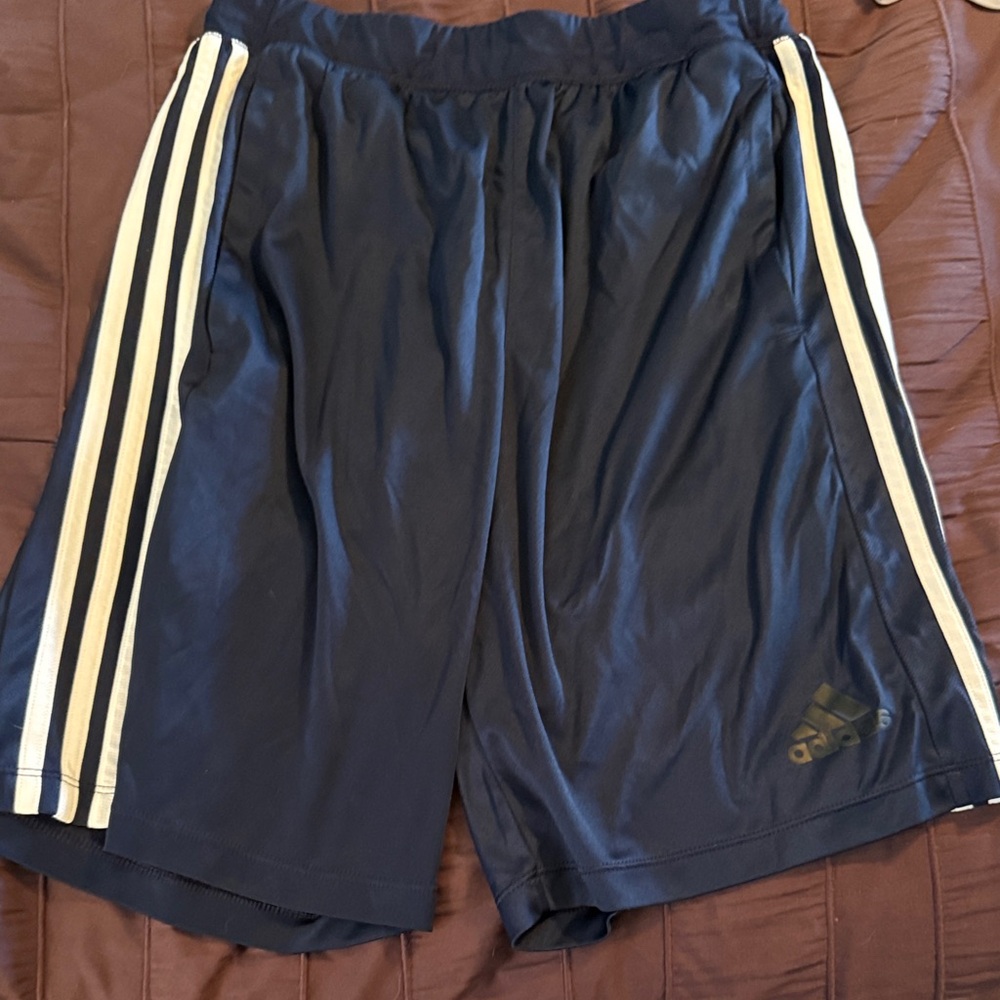 Adidas Men's Dark Blue Athletic Shorts